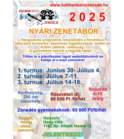 Nyári Zenetábor 2025