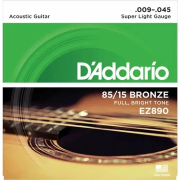 D&#039;addario EZ890 - 85/15 bronze akusztikus gitárhúr készlet