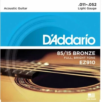 D&#039;addario EZ910 - 85/15 bronze akusztikus gitárhúr készlet