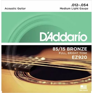 D&#039;addario EZ920 - 85/15 bronze akusztikus gitárhúr készlet