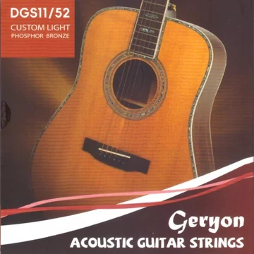 Geryon DGS 11/52 akusztikus gitárhúr készlet Custom light