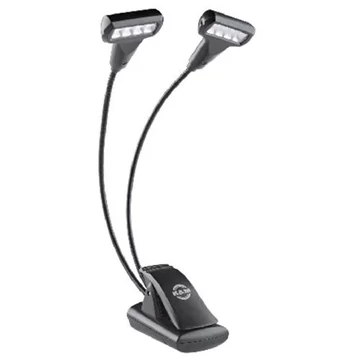 König &amp; Meyer 12273 kottalámpa, dupla 4 LED, T-model, Flexlight