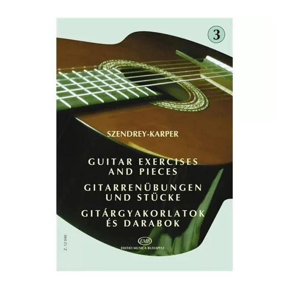Gitárgyakorlatok és darabok III. (Szendrey-Karper)