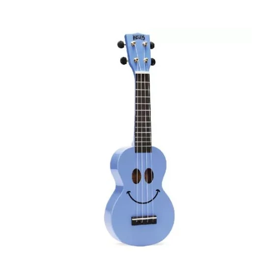 Mahalo U-SMILE-LBU szoprán ukulele, világos kék