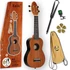Keiki K2-MAH szoprán ukulele szett, mahagóni